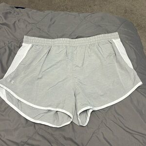 Gray Under Armour shorts